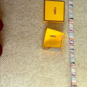 Authentic Fendi Multi color belt 38”
